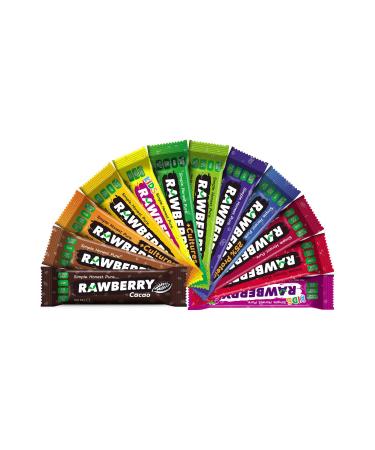 Rawberry Starter Pack (12 PCS) No Added Sugar Vegan Gluten Free Balls and Bars - Buy Online on GoSupps.com