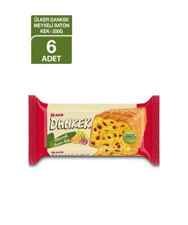 Ulker 6 Pieces Dankek Fruit Baton