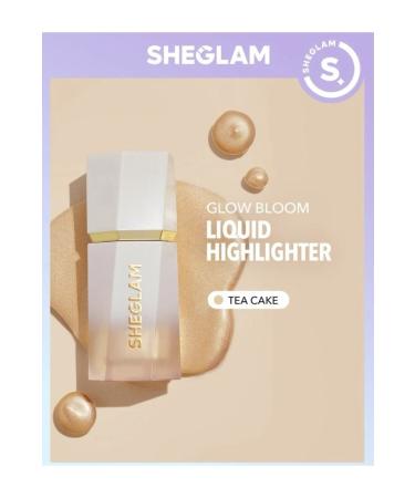 SHEGLAM Glow Bloom Liquid Highlighter-tea Cake 5.2ml. - Buy Online on GoSupps.com