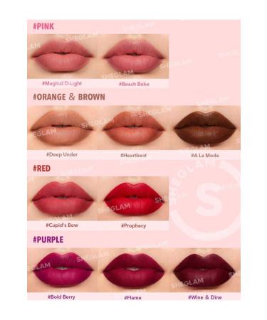 SHEGLAM Starlight Velvet Lipstick Shimmer Matte Long Lasting Lipstick - Buy Online on GoSupps.com