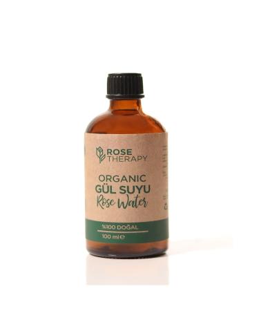 Rose Therapy Organic Full Oil Natural Rose Water 100 Ml - Buy Online on GoSupps.com