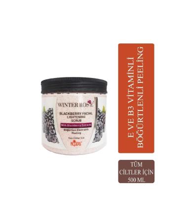 WINTER ROSE Blackberry Extract Peeling for All Skin Types 500 gr Anti-Acne Rejuvenating Cream