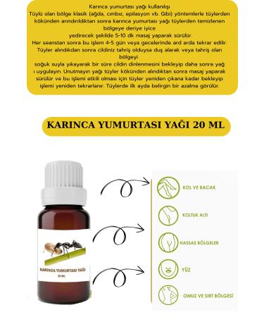 YOU ARE ON MY MIND Hair Reducing Ant Egg Oil 20 ml