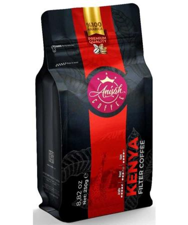 Anisah Coffee Kenya 0 Arabica Premium Bean Filter Coffee 250g | Medium Roast (MEDIUM ROAST)