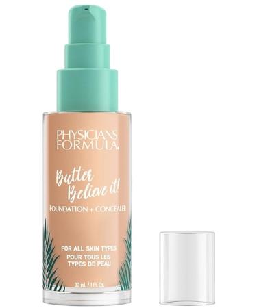 Physicians Formula Butter Believe It Foundation And Concealer Light To Medium - Buy Online on GoSupps.com