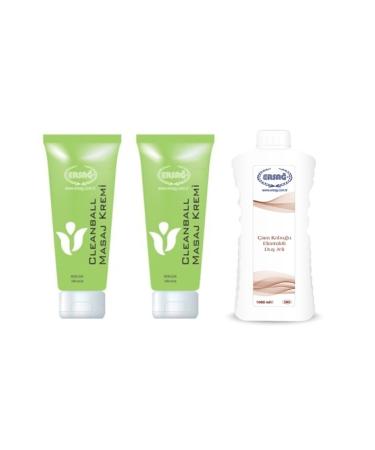 Ersa Cleanball Massage Cream 200 Ml & Pine Bark Extract Shower Gel 1000 Ml
