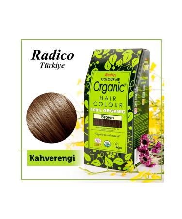 radico Organic Hair Dye 100 Gr. (BROWN)