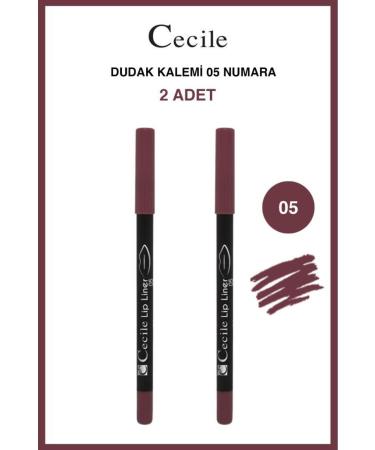 Cecile Permanent Intense Color Lip Pencil 05 X2