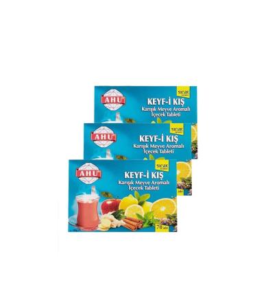AHU Enjoyable Winter Tablet Drink 70 Pieces 500 gr X 3 Pieces