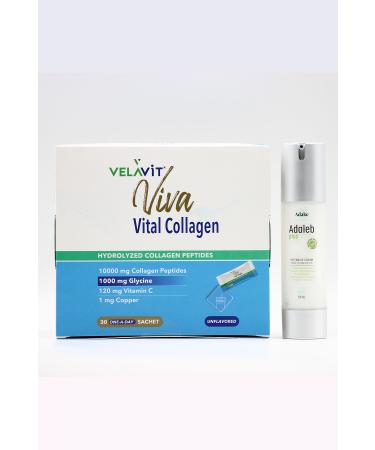 Velavit Viva Collagen 30 sachets Adaleb Plus Intensive Care Cream 50ml