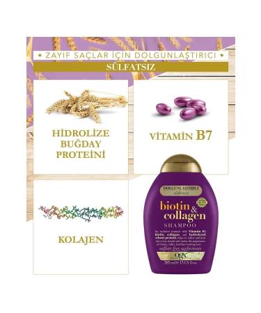 OGX Shampoo Biotin&collagen 385 Ml - Buy Online on GoSupps.com