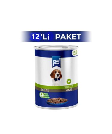 Paw Paw (KLASSMAMA) Jelly Lamb Puppy Canned Food 400 gr 12 Pieces