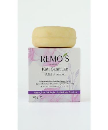 RemosNatural Lavender & Oatmeal Solid Shampoo 100 Gr - Buy Online on GoSupps.com