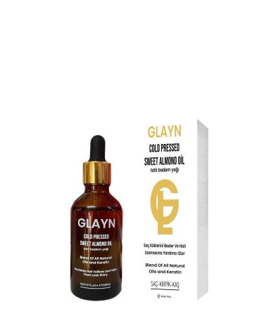 GLAYN Fast Growing Keratin Almond Oil Complex for Hair Loss and Damaged Hair Eyelash Care - Buy Online on GoSupps.com