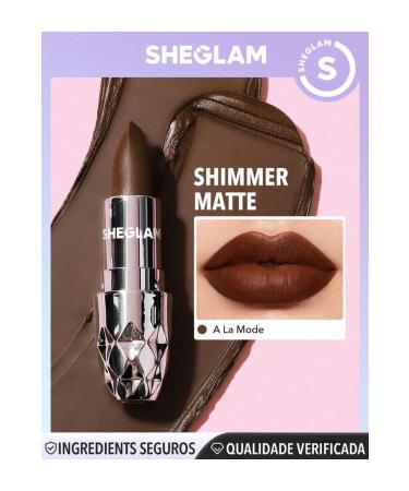 SHEGLAM Starlight Velvet Lipstick Shimmer Matte Long Lasting Lipstick