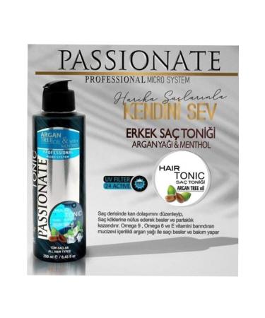 Passionate Hair Tonic with Argan Oil and Menthol 250 Ml. - Buy Online on GoSupps.com