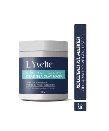 LYvette Collagen Dead Sea Clay Mask Anti-Aging Firming Anti-Akve and Anti-Blackhead 150 gr