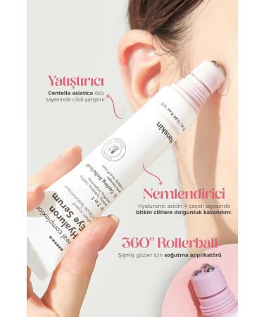 Hanskin -hyaluron Eye Serum (Anti Wrinkle / MOISTURIZER / PLUMPING) Cream 25 ml - Buy Online on GoSupps.com