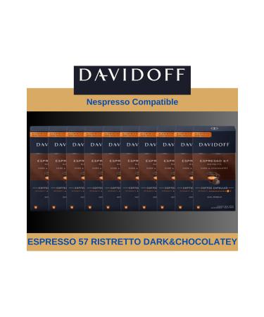 Davidoff 50x10 Capsule Coffee (Nespresso Compatible) 5 Types - Buy Online on GoSupps.com