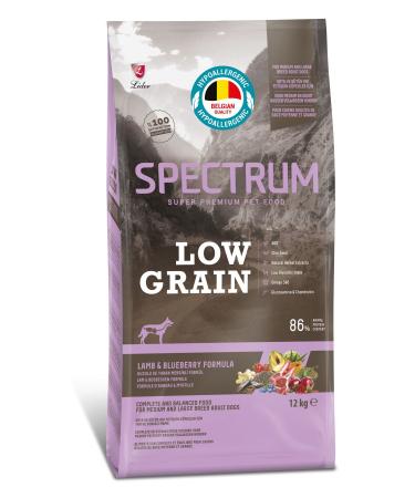 Spectrum Low Grain Lamb and Blueberry Adult Dog Food 12 Kg