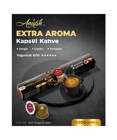 Anisah Coffee Capsule Coffee Set 40 Pieces Bolivar Genoa Romeo and Extra Aroma - Buy Online on GoSupps.com