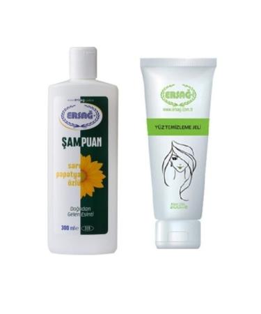 Ersa Yellow Chamomile Essence Shampoo 300ml Facial Cleansing Gel 200ml