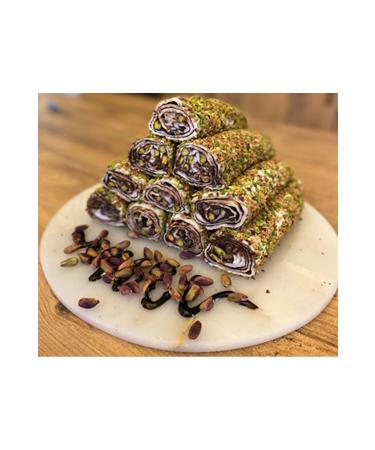 LokArt Lok-Art | Mega Pistachio Wrapped Turkish Delight | 500gr