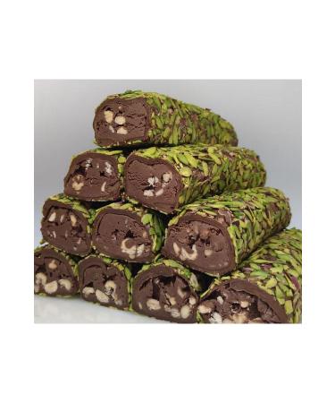 LokArt Lok-Art | Pistachio Nutella Hazelnut Wrapped Turkish Delight | 500 Gr