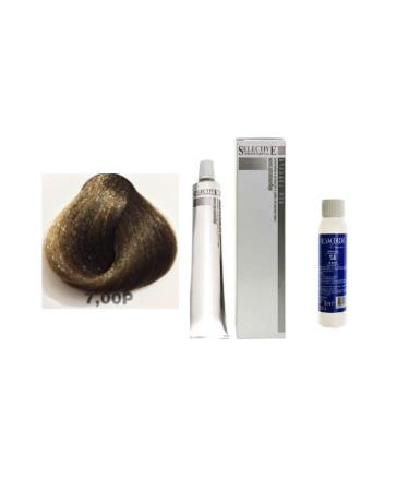 Selective Selecti ve Hair Dye 7.00p Dark Blonde 60 Ml+ Neva Oxidant