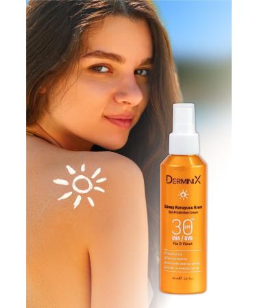 Derminix Sun Cream Spf 30 High Protection Face and Body Sun Cream - Buy Online on GoSupps.com