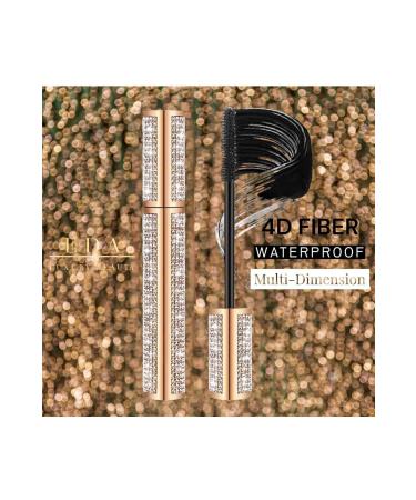 EDA LUXURY BEAUTY 4d Silk Mascara Eyelash Extension False Lash Effect Volume Lifting Volume Effect Curl Vegan Waterproof - Buy Online on GoSupps.com