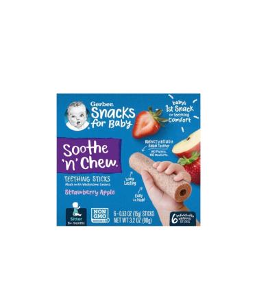Gerber Soothe N Chew Apple-strawberry