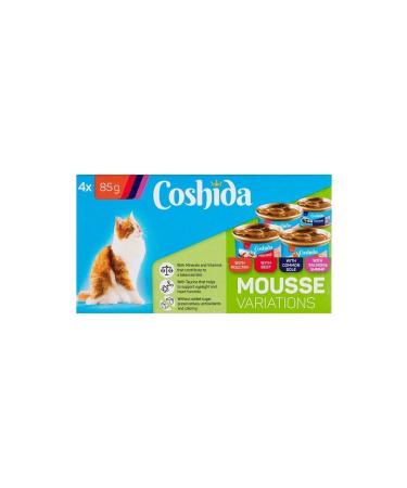 Coshida 4x85 gr Chopped Mousse Wet Cat Food