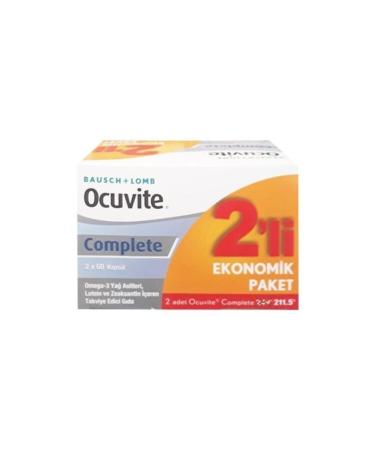 Ocuvite Complete 60 Capsules 2-Pack Box