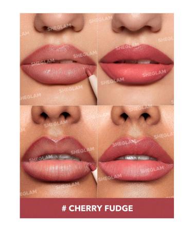 SHEGLAM Lip Color & Lip Liner Duo - Glam 101- cherry fudge - Buy Online on GoSupps.com