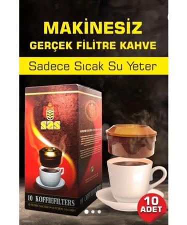Sas Machine-Free Filter Coffee 7.5 gr 10 Pieces