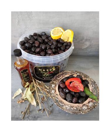 NASPO DRY SELE UNSALTED BLACK OLIVES 2 KG