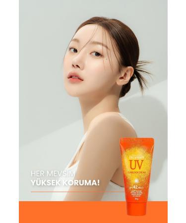 DEOPROCE Skin Tone Equalizing Brightening High Protection Factor Sun Cream 30g Uv Sunblock Cream - Buy Online on GoSupps.com