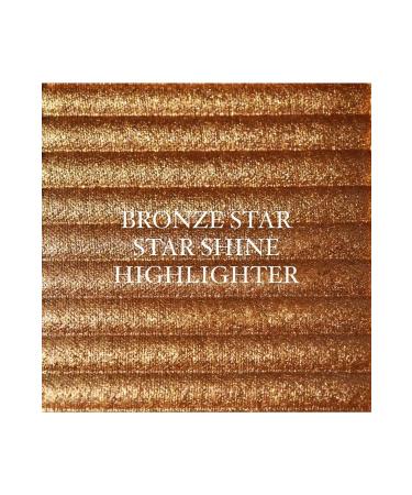 EDA LUXURY BEAUTY Golden Copper Bronzer Illuminator Star Shine Highlighter Shimmery Glitter Silky Satin Vegan Glow Makeup - Buy Online on GoSupps.com