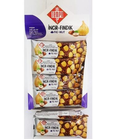 Tempo Confectionery Tempo Hazelnut Fig Paste 45gr*12 Pieces - Buy Online on GoSupps.com