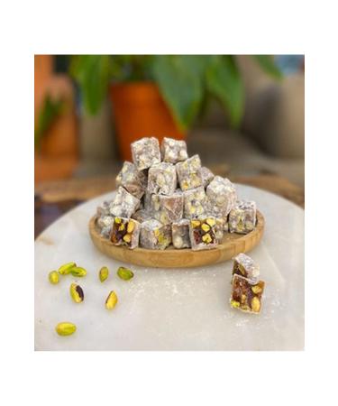LokArt Lok-Art | Double Roasted Turkish Delight with Double Pistachio | 500 Gr