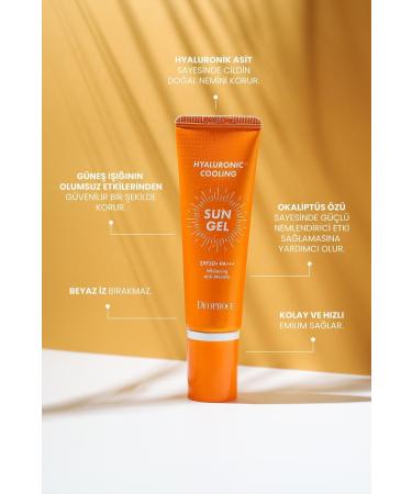 DEOPROCE Anti-Stain SPF50 Pa High Protection Face Sun Cream for All Skin Types with Hyaluronic Acid - Buy Online on GoSupps.com