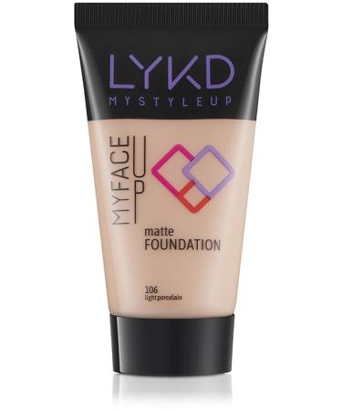 lykd Brand: Matte Foundation 106 Light Porcelain Category: Foundation