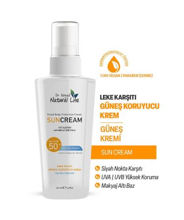 Dr.Royal Natural Life Face and Body Anti-Spot Brightening Spf50+ Summer and Winter Sun Cream 125 Ml
