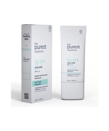 The Purest Solutions Oily and Combination Skin Mattifying Sunscreen Cream Spf 50 50 ml