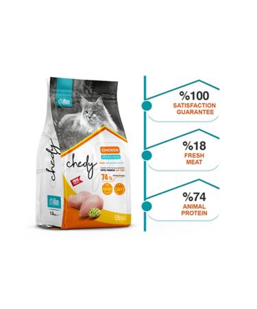 CARNI LIFE Carni Life Chedy Chicken Sterile Adult Cat Food 1.5 KG