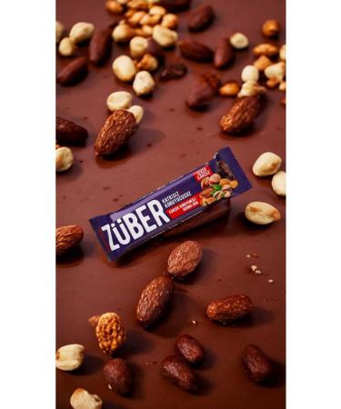 Z ber Healthy Mixed Nuts Bar - 9 Pieces X 35gr (Does not contain sweeteners or sugar natural) - Buy Online on GoSupps.com