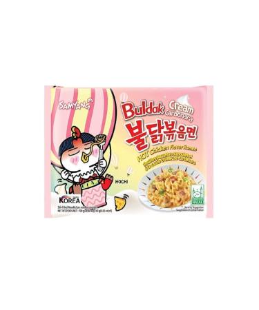 samyang CREAM CARBONARA HOT CHICKEN FLAVOR RAMEN HALAL CERTIFIED 140gr