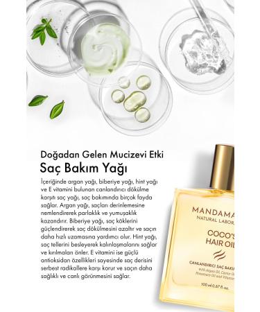 Mandamarina Rosemary Oil and 18 Herbs Hair Loss and Excessive Damaged Hair Coconut Essence Care Oil - Buy Online on GoSupps.com