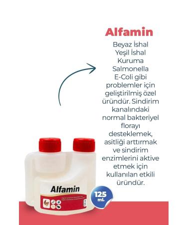 ALFAM N Poultry Diarrhea Product for Birds 125 Ml - Buy Online on GoSupps.com